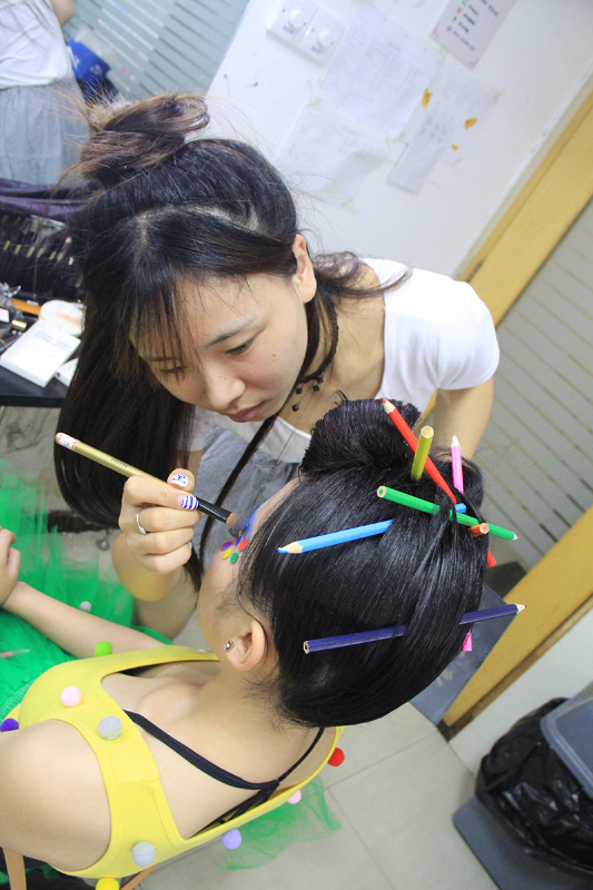 芜湖化妆学校之学员作品