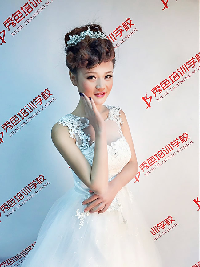 芜湖学化妆-学员作品