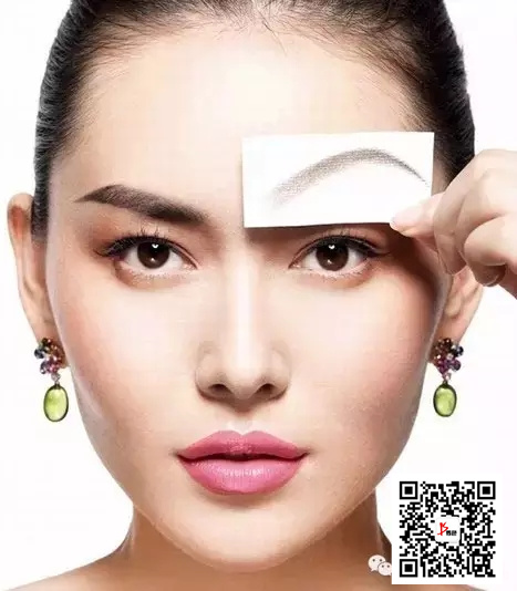 各种脸型眉毛的画法
